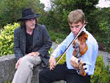 Paddy with young fiddler
